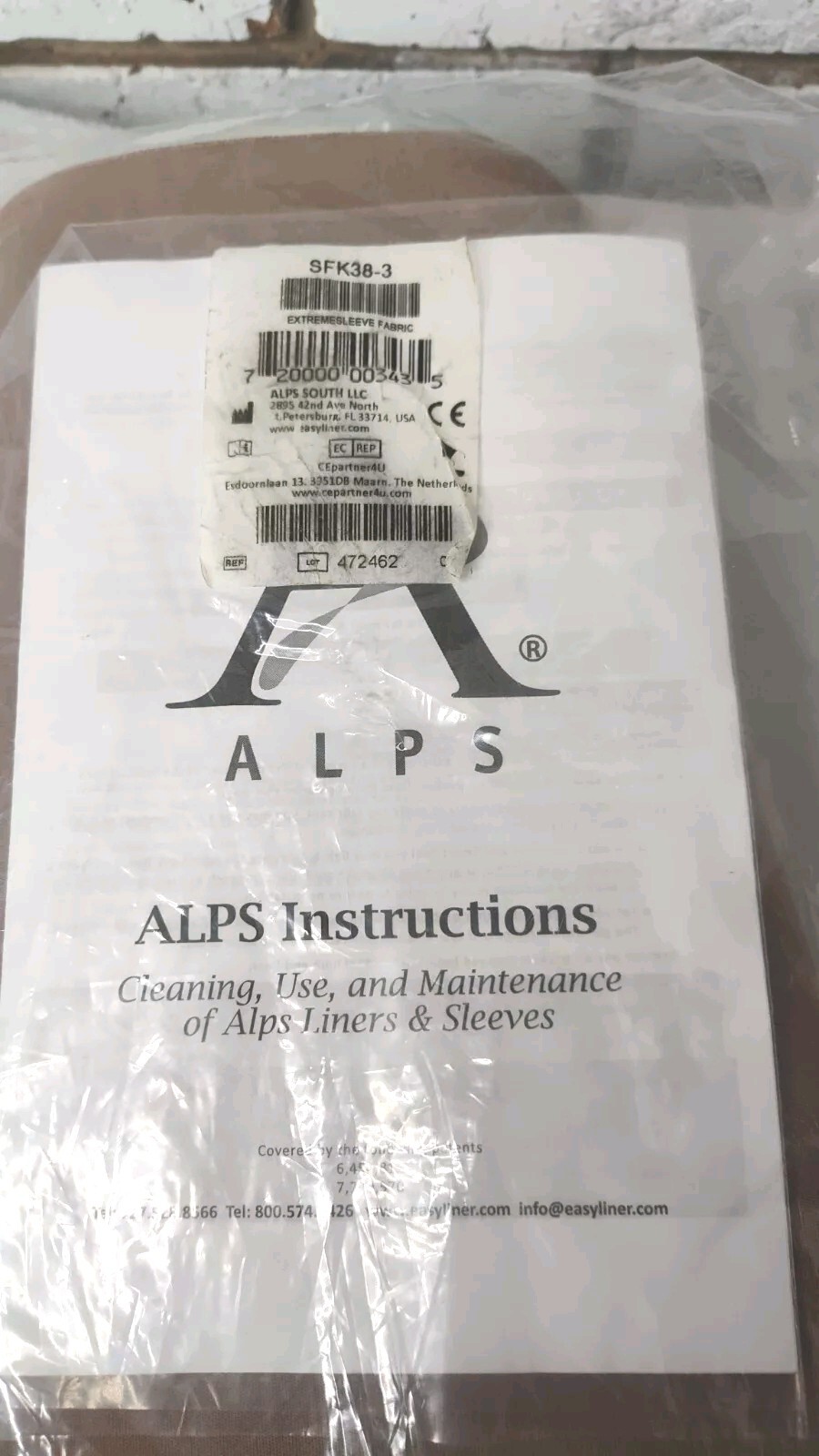 ALPS South – SFK-Extreme Sleeve Liner Fabric SFK38-3