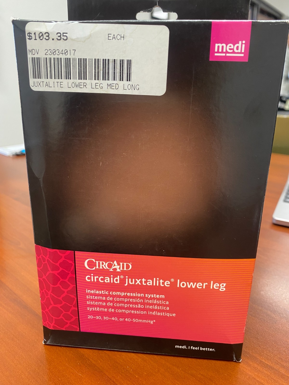 Medi Circaid juxtafit lower leg inelastic compression system