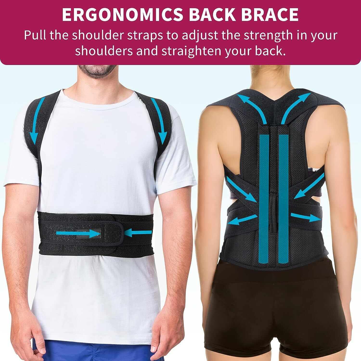 Posture Corrector for Women Man Relief and Improve Posture For Neck, HunchBack