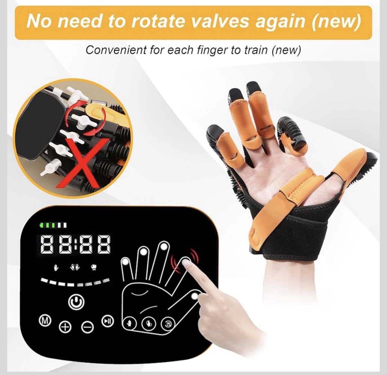 MZU Upgraded version of rehabilitation robot gloves,finger and hand exercise …