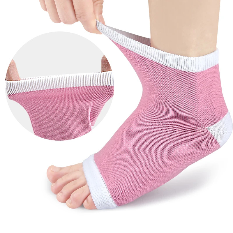 Two-in-one arch gel cotton socks for men and women arch support foot pads soft g