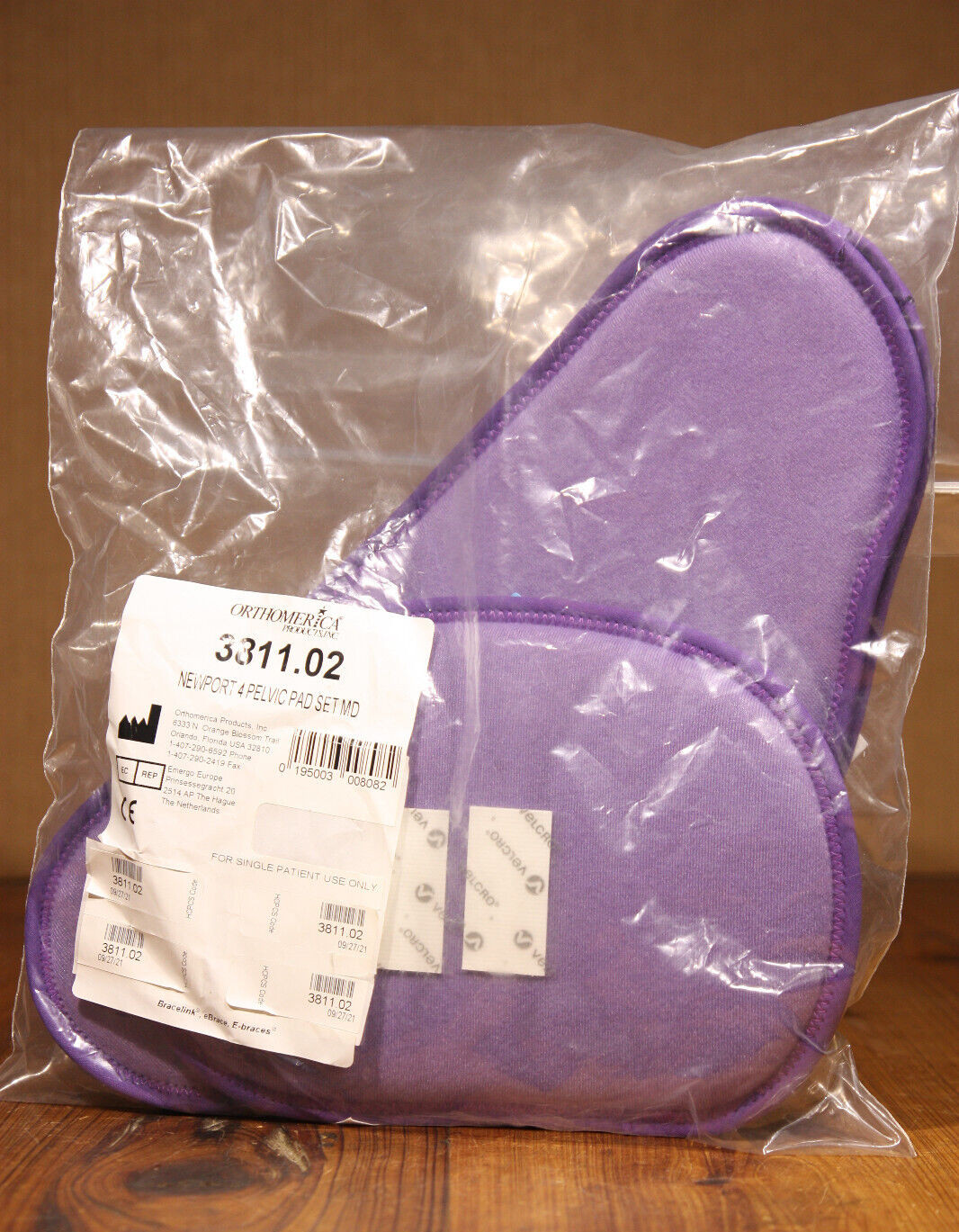 OrthoAmerica Newport 4 Pelvic Pad Set Medium Original Model NIB 3811.02
