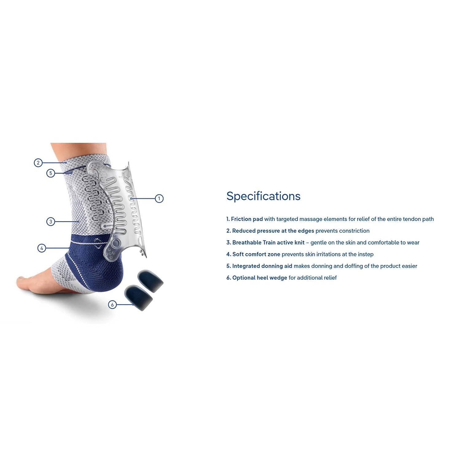 AchilloTrain Ankle Brace – Achilles Tendon Support, Size 4