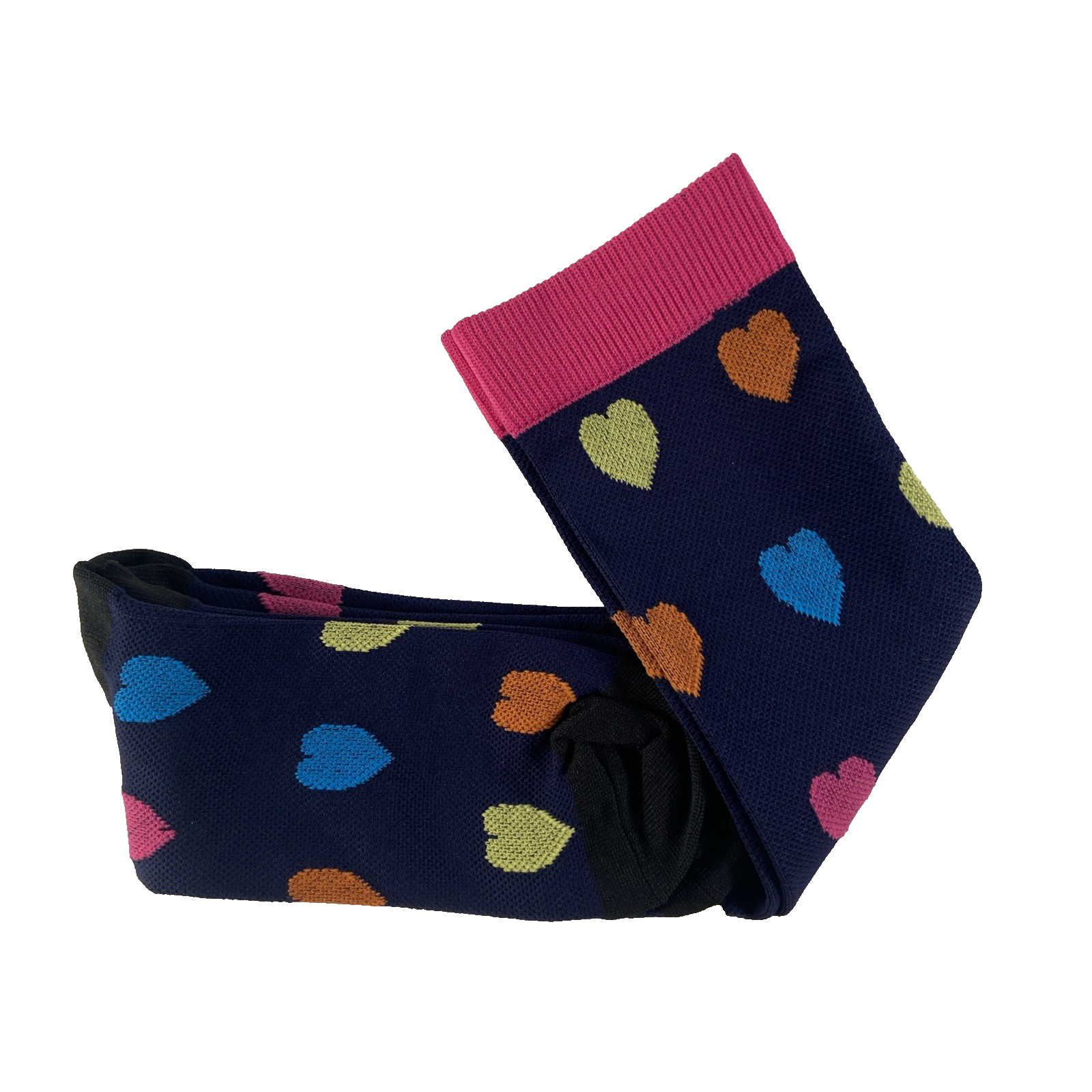 Compression Socks Knee High Medical ECG EKG L/XL Lot of 2 Stockings Womens 20-30