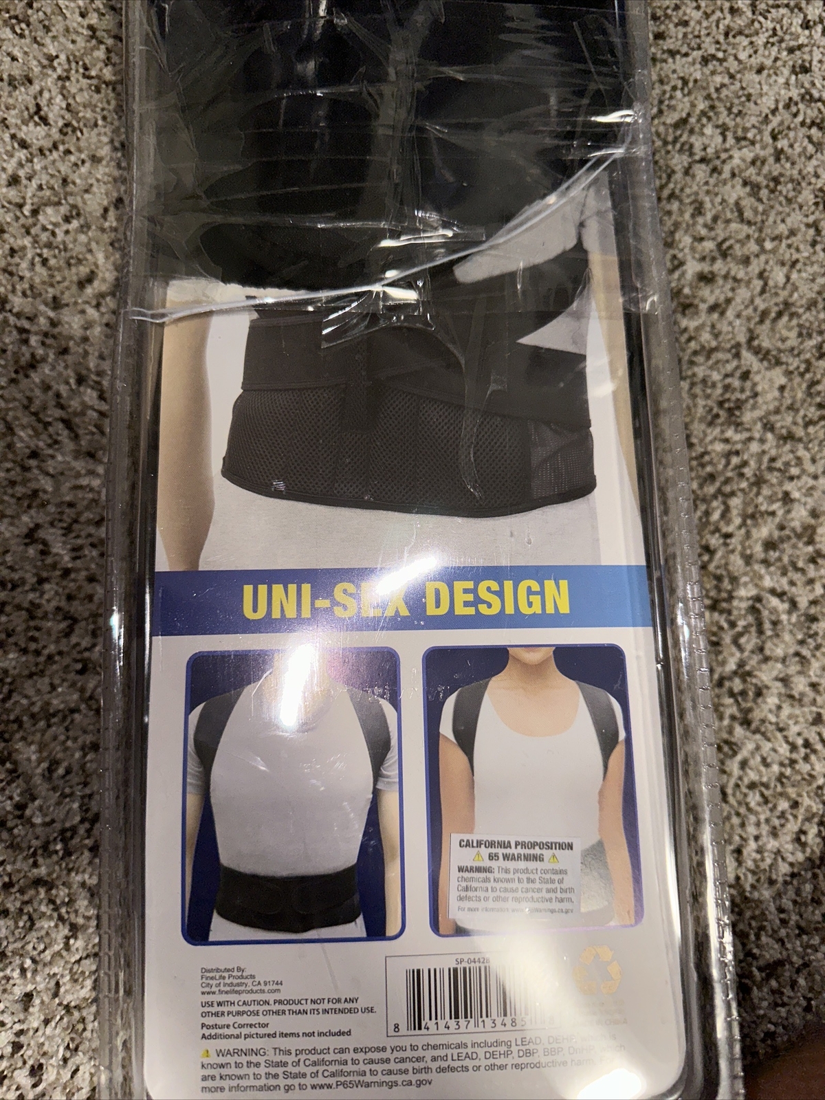 Total Vision Posture Corrector Small Waist Size 28-30” New Damaged Box