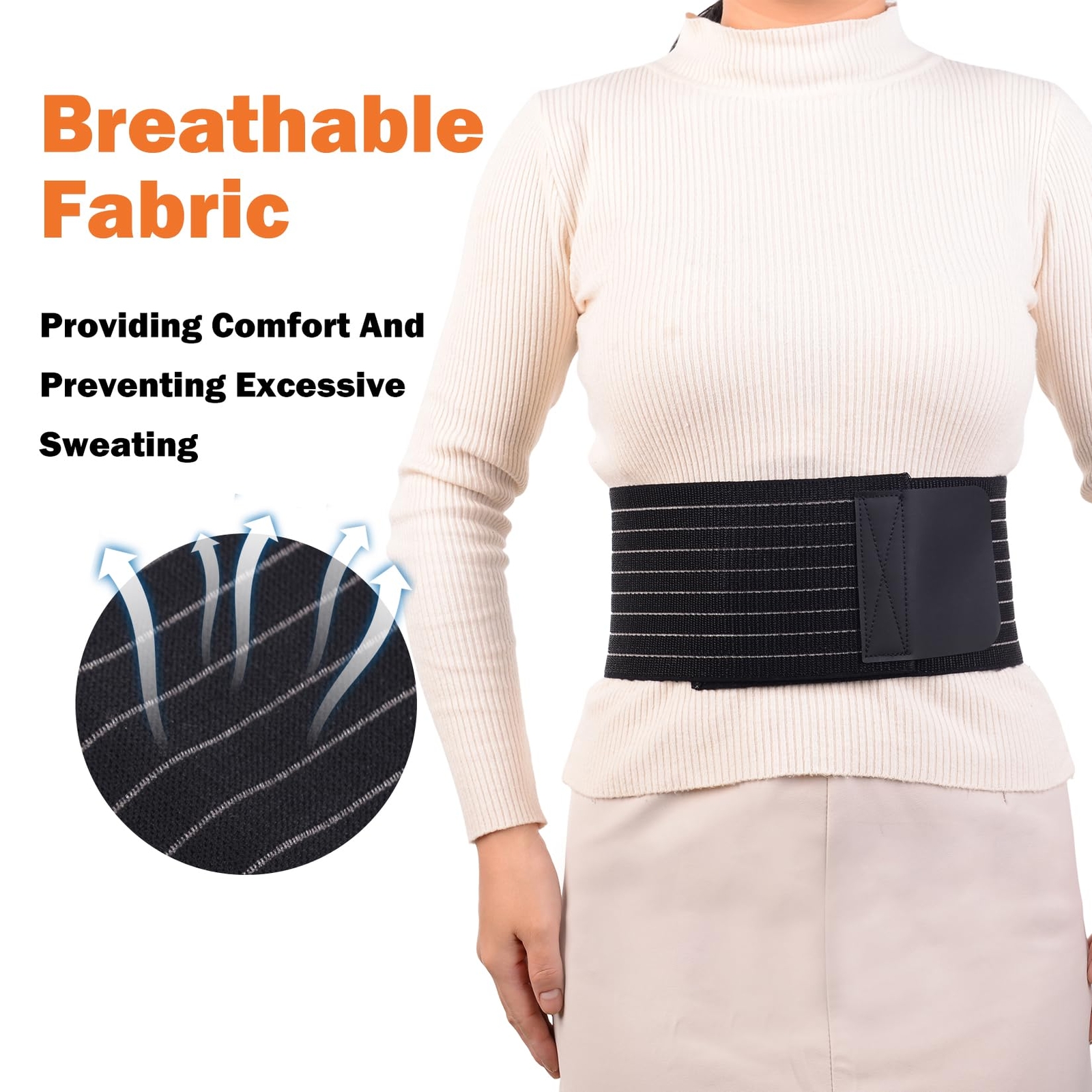 Umbilical Hernia Belt Abdominal Support Binder Brace Wrap with Compression Pad