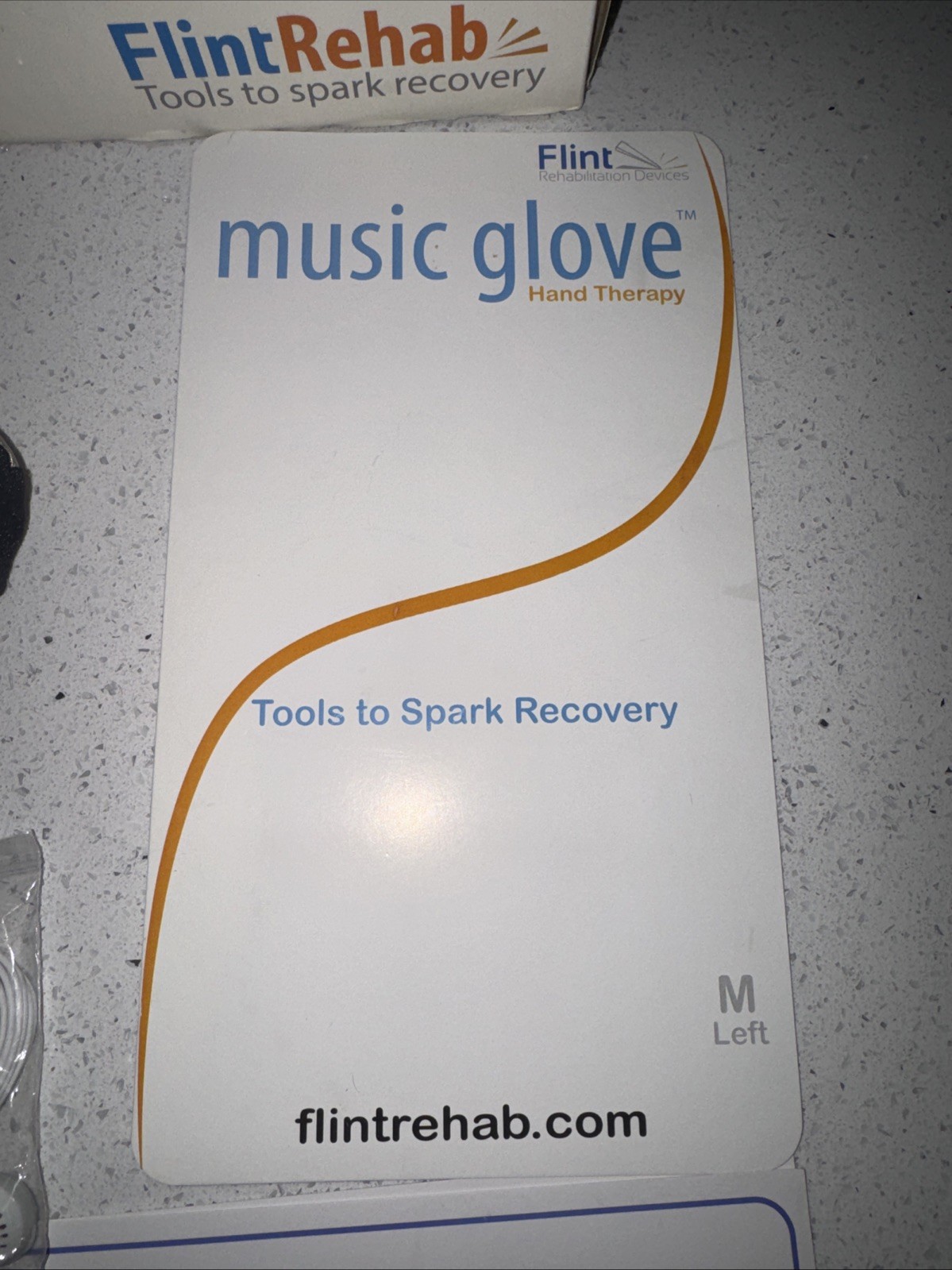 Flint Rehab MusicGlove & FitMi Stroke Recovery System Therapy Glove Pads Tablet