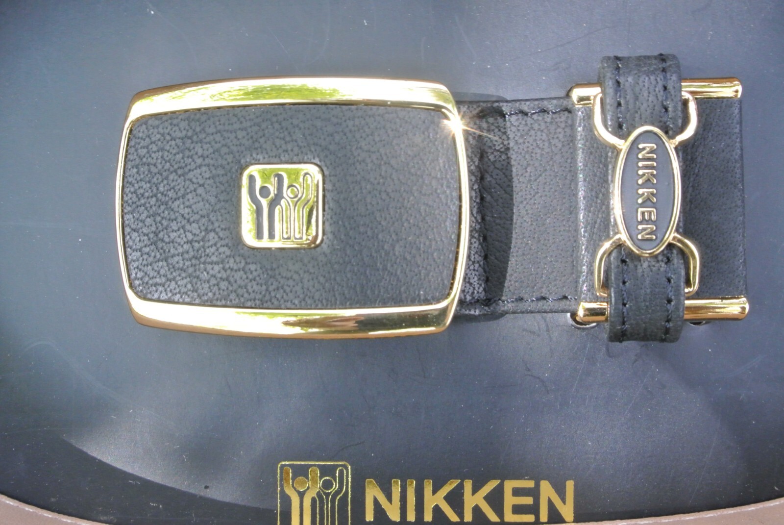 NIKKEN BELT 1486 WITH BELT BUCKLE NEW IN BOX NIB 38
