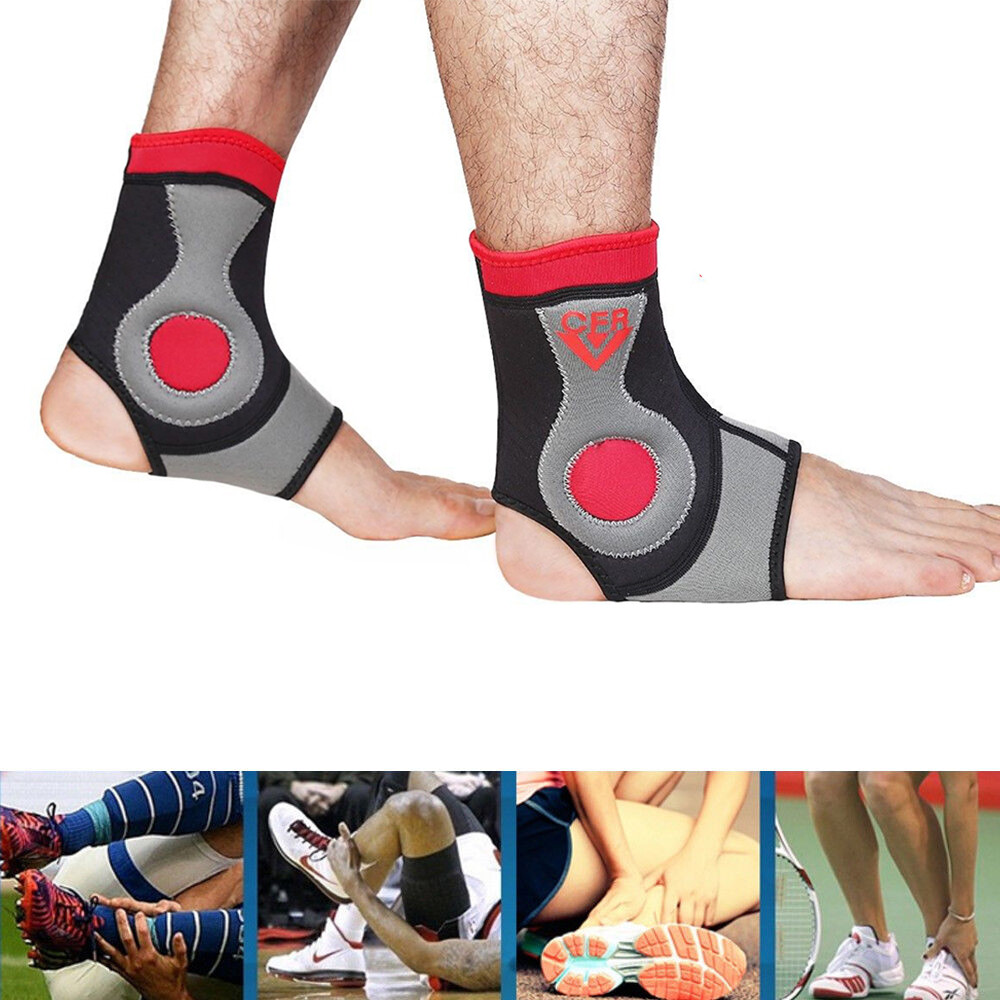 Ankle Support Compression Strap Achilles Tendon Brace Foot Sprain Protector Wrap