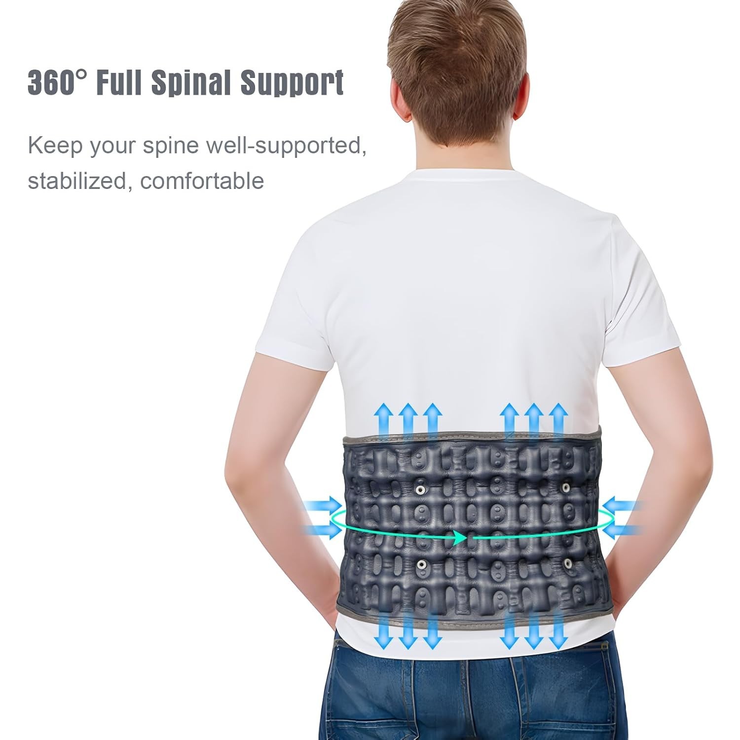 Decompression Belt for Lower Back Pain Relief and Lumbar Support Spinal 29-49 in