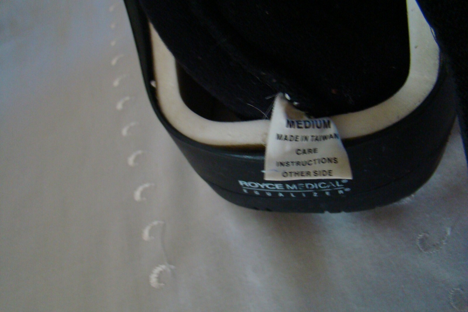 Orthopedic Walking Boot Padded Brace Royce Medical Equalizer, Size Medium