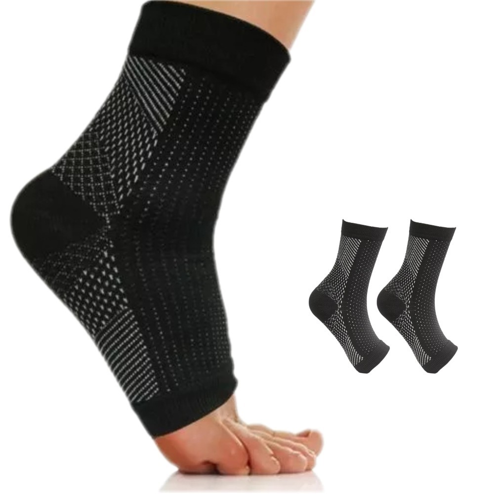 Breathable Anti-Swelling Ankle Socks with Arch Support – 20-30mmHg Medical
