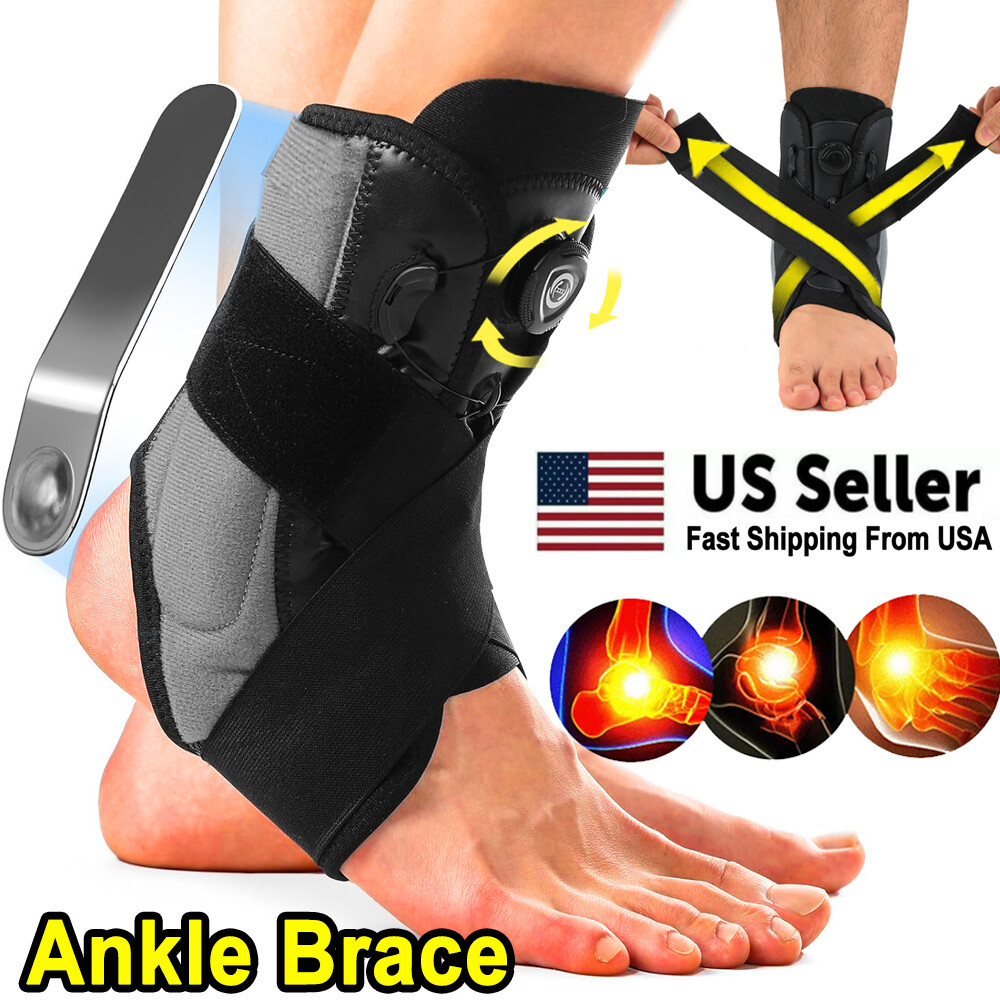 Ankle Stabilizer Brace Support Plantar Fasciitis for Basketball Tennis Sports UR