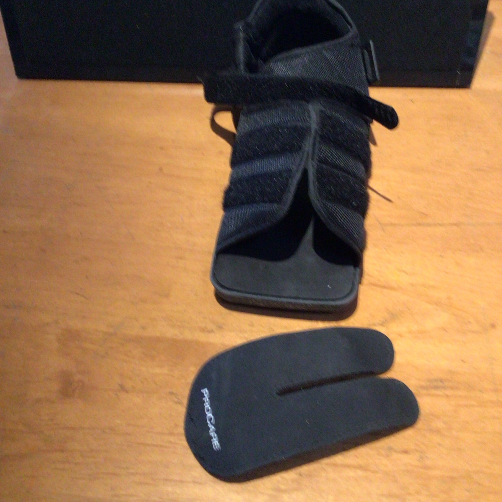 ProCare Surgery Post-Op Shoe Medium LT / RT Broken Foot Squared Toe Black
