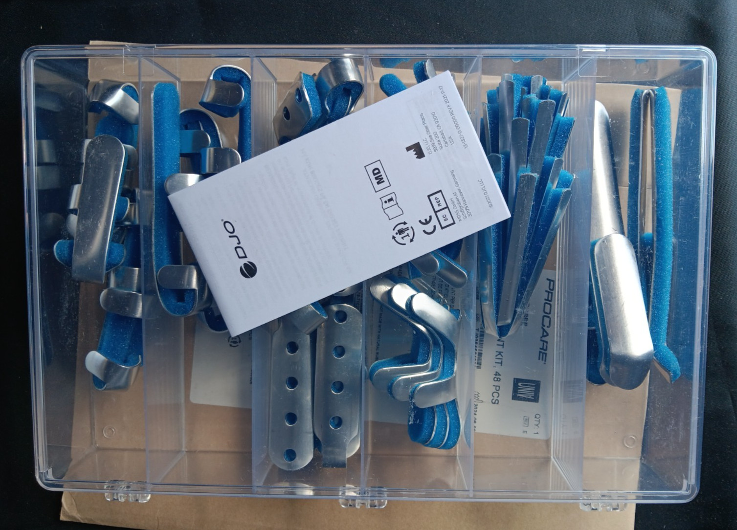 ProCare 79-71020 FINGER/PADDED Large SPLINT 48 PCS