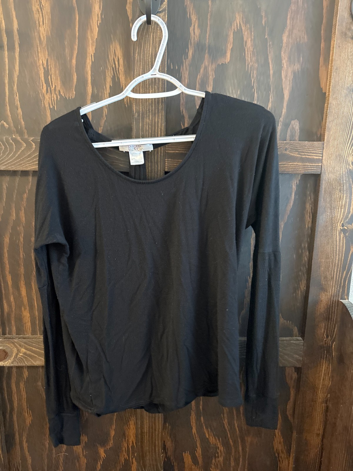 Lascana for Venus Off-The-Shoulder Blouse 3XL Black Orange Baroque Emblem Top