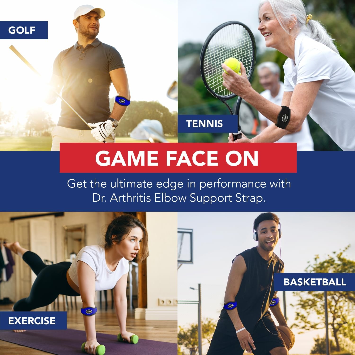 Doctor Developed Tennis Elbow Brace – Durable Tennis Elbow Brace for Tendonit…