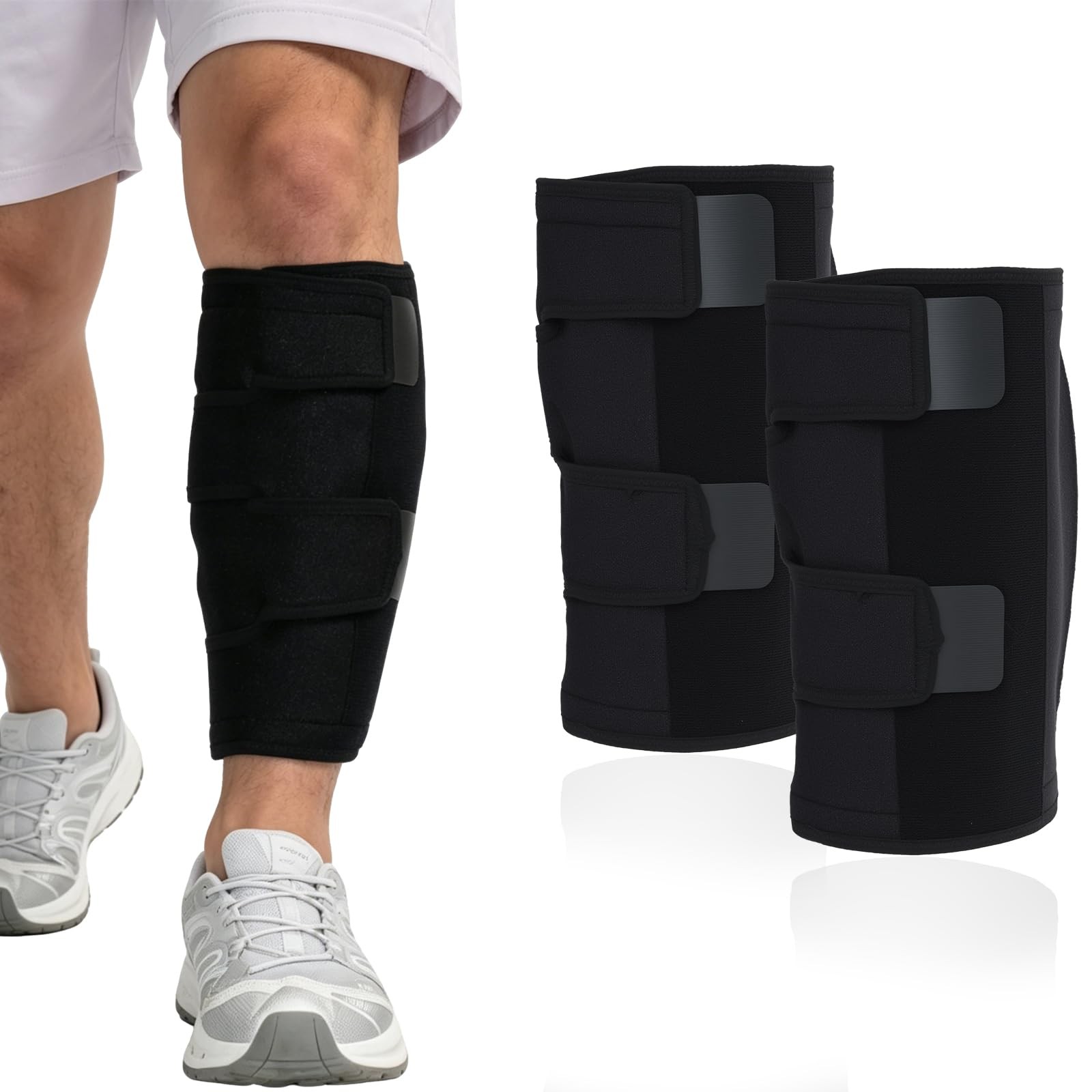 Calf Brace Compression Wrap, Adjustable Shin Splint Support for Men & Women, …