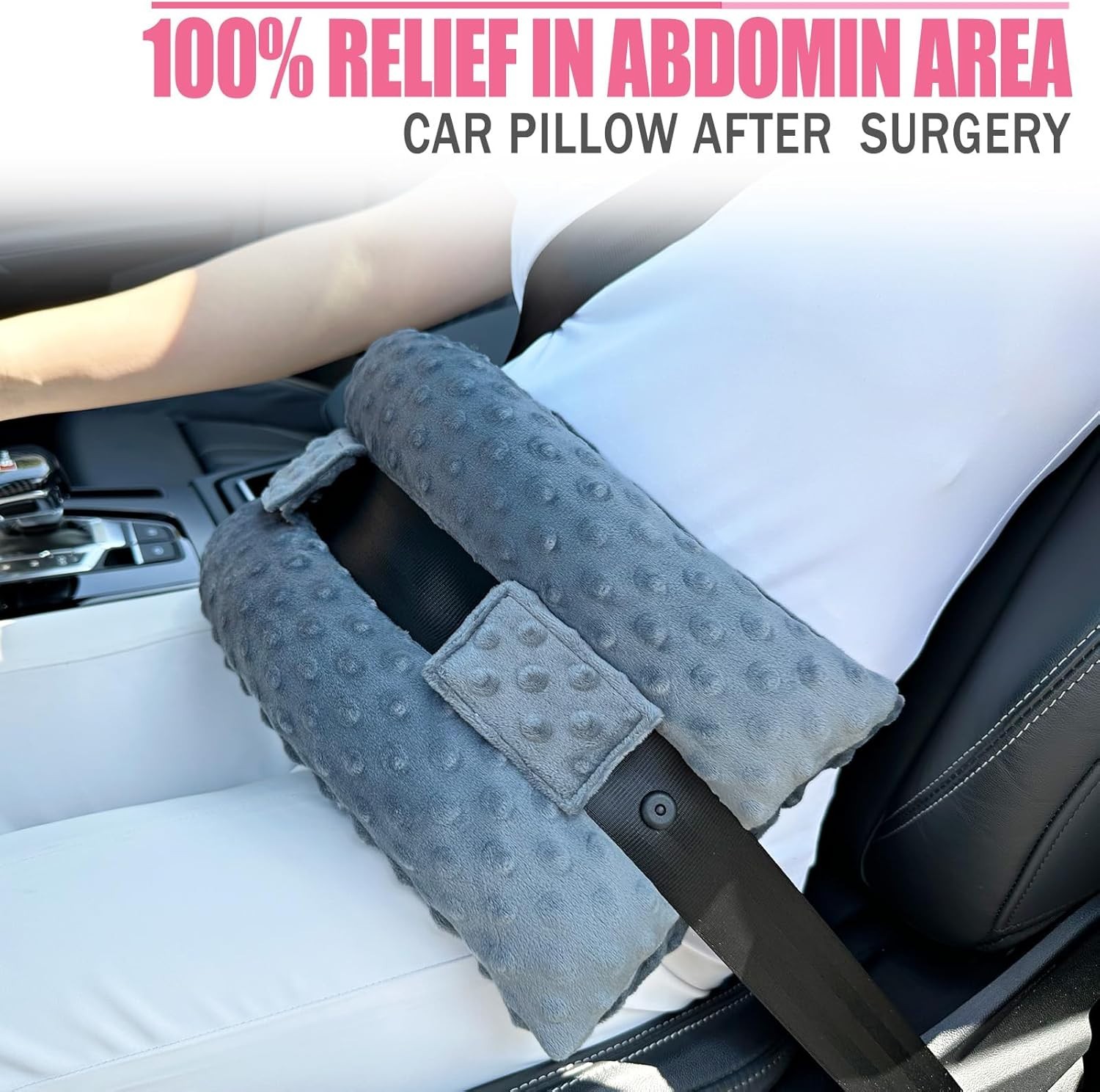 Hysterectomy Seatbelt Pillow for Post Surgery, Hysterectomy Recovery Must Hav…