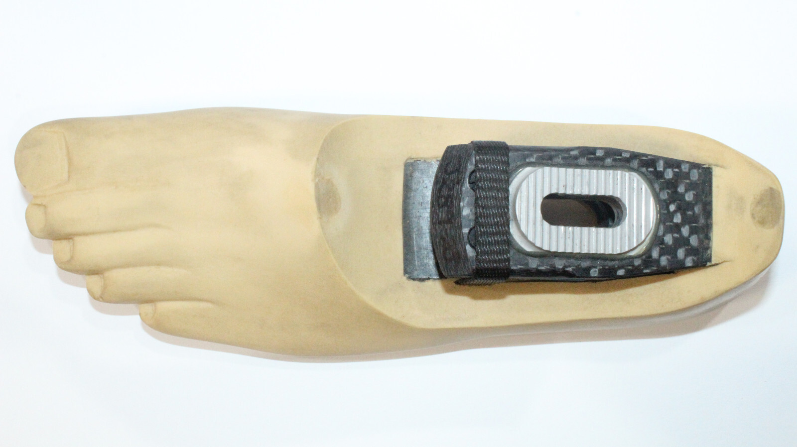 ENDOLITE DYNAMIC RESPONSE DR2 PROSTHETIC LEFT FOOT Sz 28 TAN / CAUCASIAN
