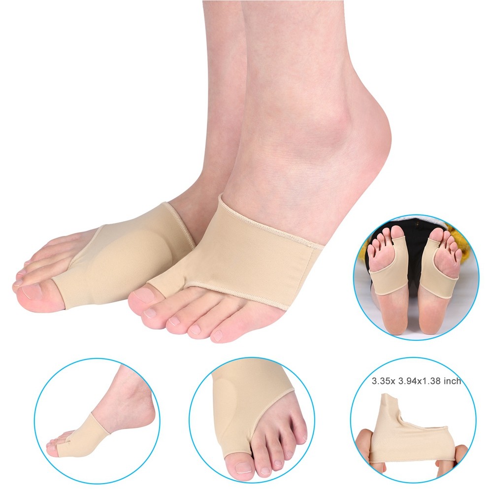 1 Pair Bunion Sleeve Protector Metatarsal Toe Pain Relief Support