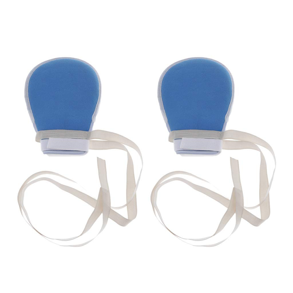 1 Pair Hands Finger Control Mitts Dementia Safety Restraint Gloves Hand Infectio
