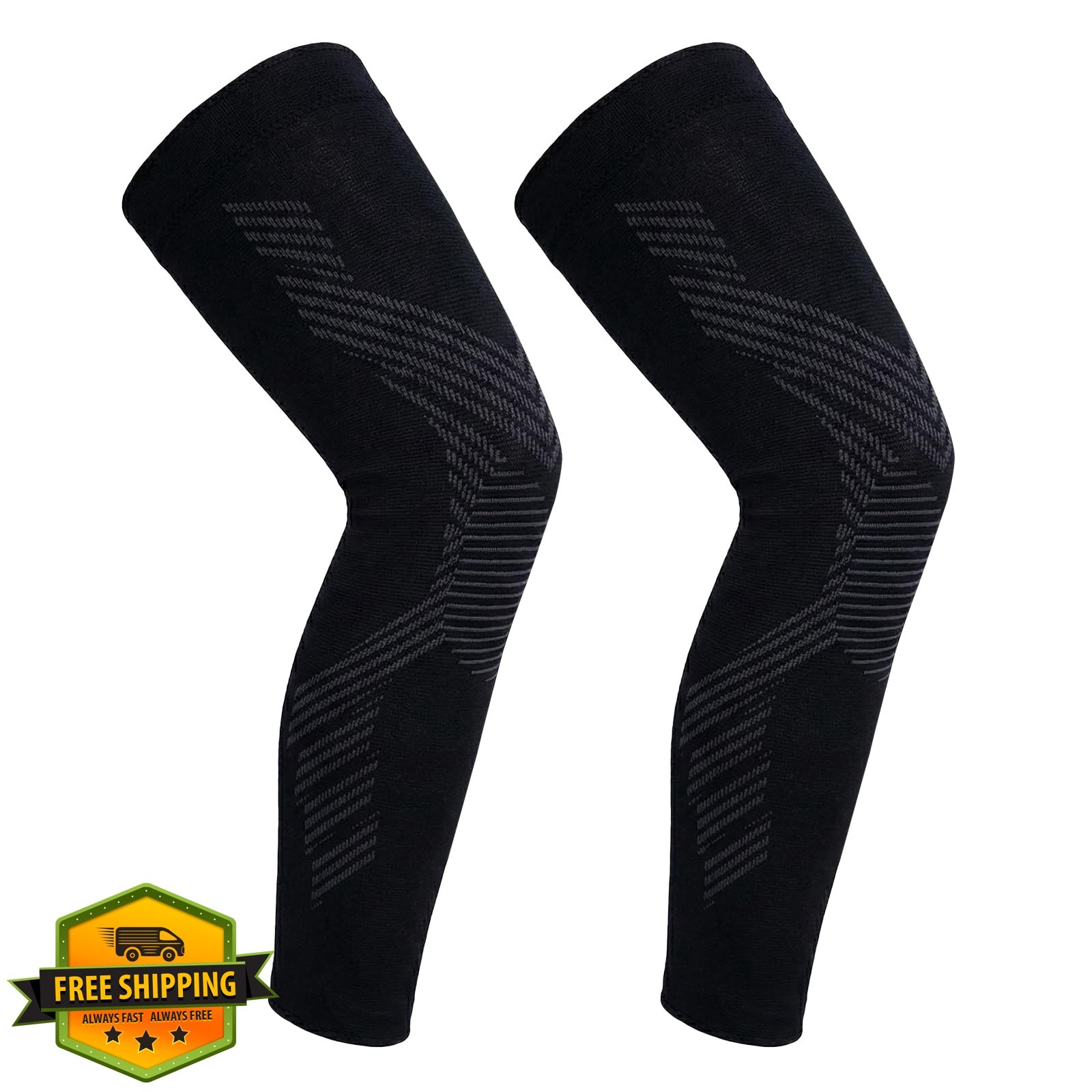NuCamper compression leg sleeves black 3XL