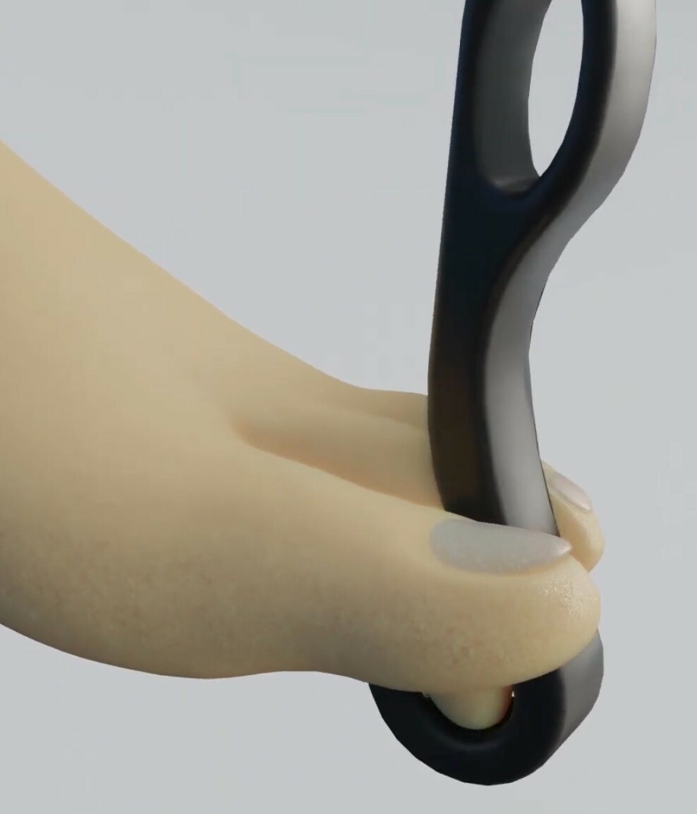Hammertoe Toe Straightener Hammer Toe Tool splint brace foot bent SEE VIDEO DEMO