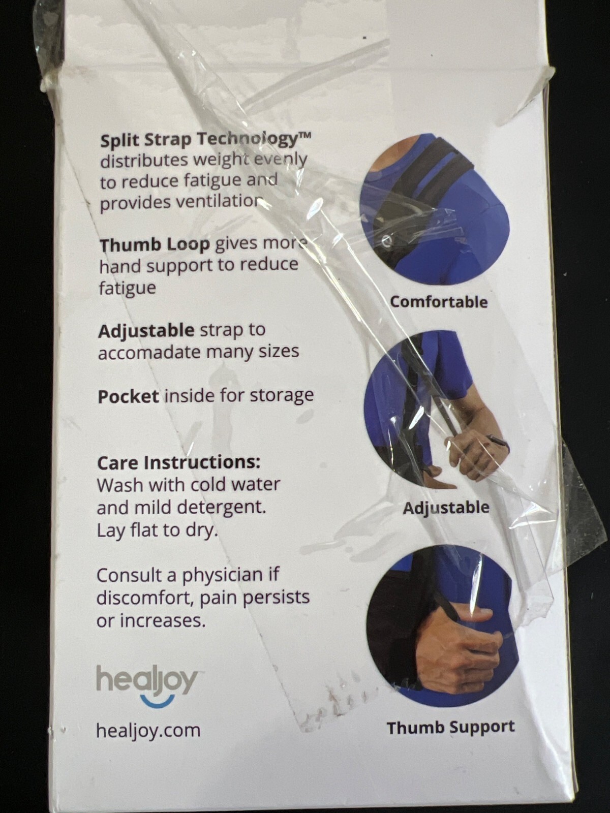 Arm Sling Performance Medical Gear With Split Strap Technology Thumb Loop & Adju