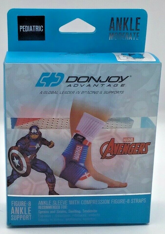 Marvel AVENGERS Moderate Figure – 8 Ankle Support PEDIATRIC MSRP $19.99