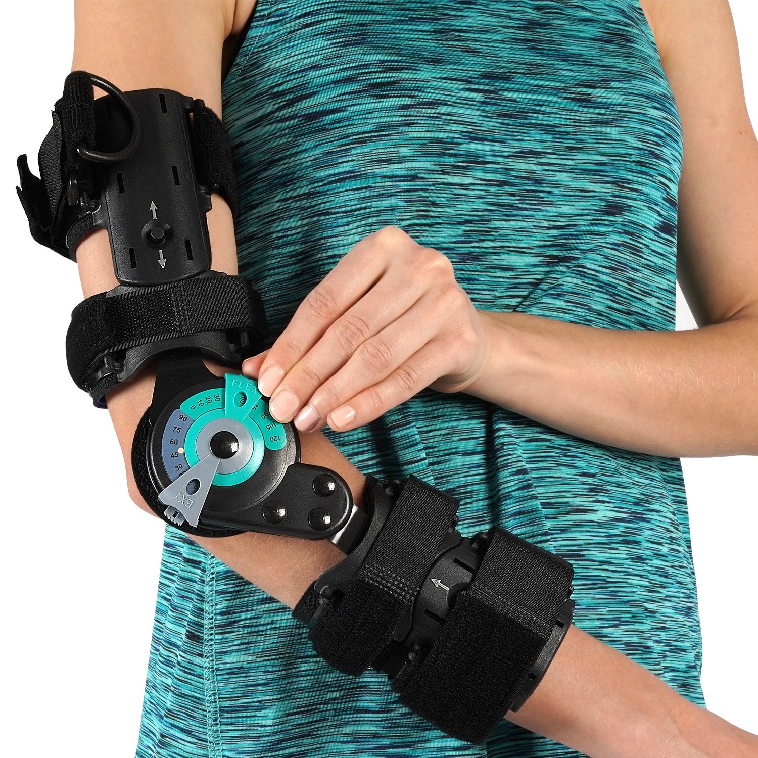 Soles Hinged Elbow Brace Right Arm Post Op Injury Recovery Rom Range Of One