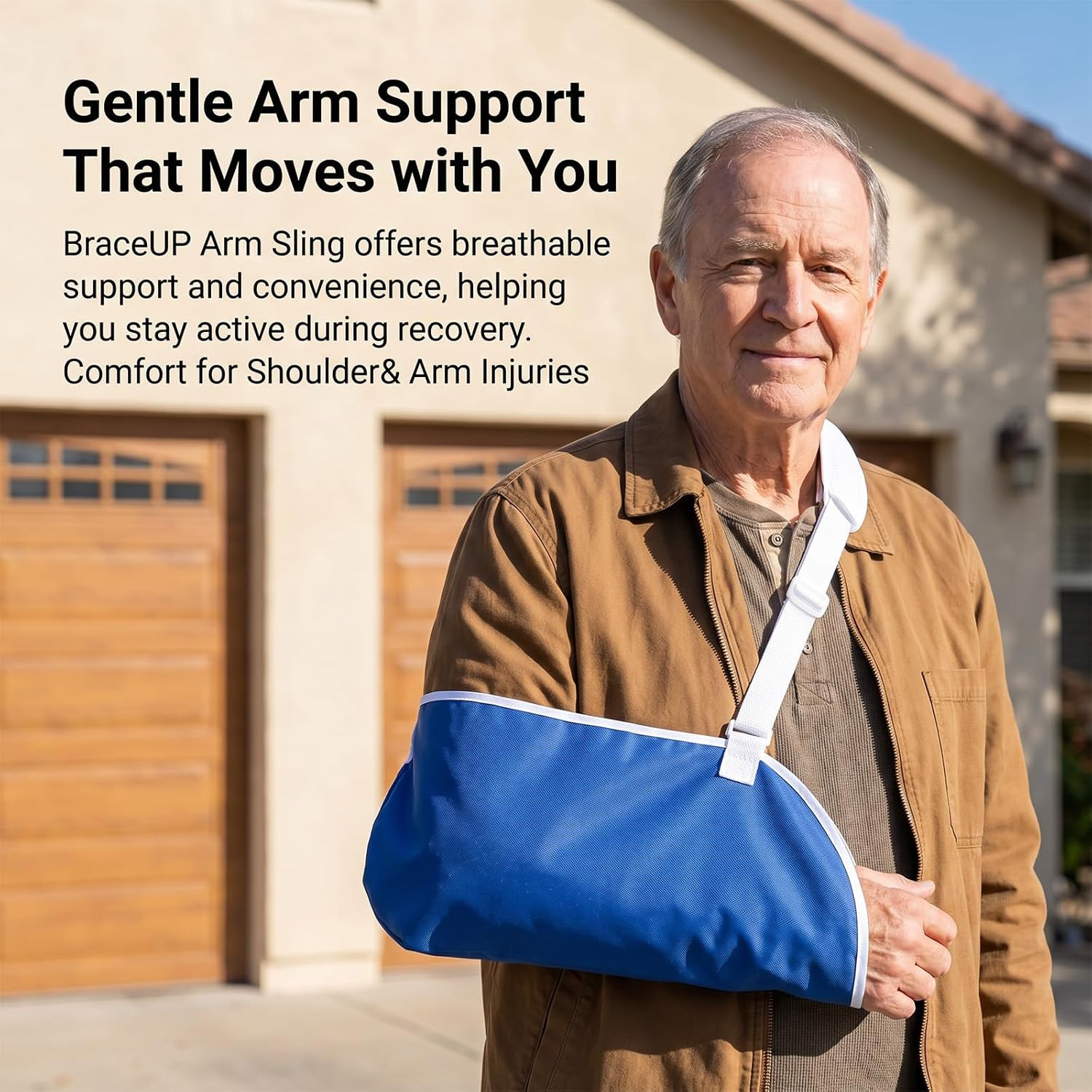 Arm Sling Shoulder Immobilizer for Women and Men, Adjustable Shoulders Sling …