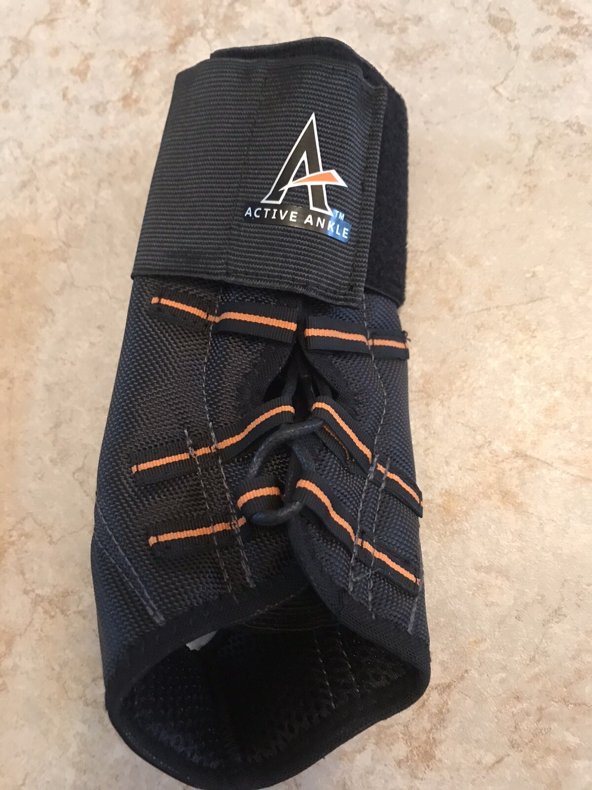Active Ankle Pro Lacer Multi-Sport Ankle Brace Protection Large Black