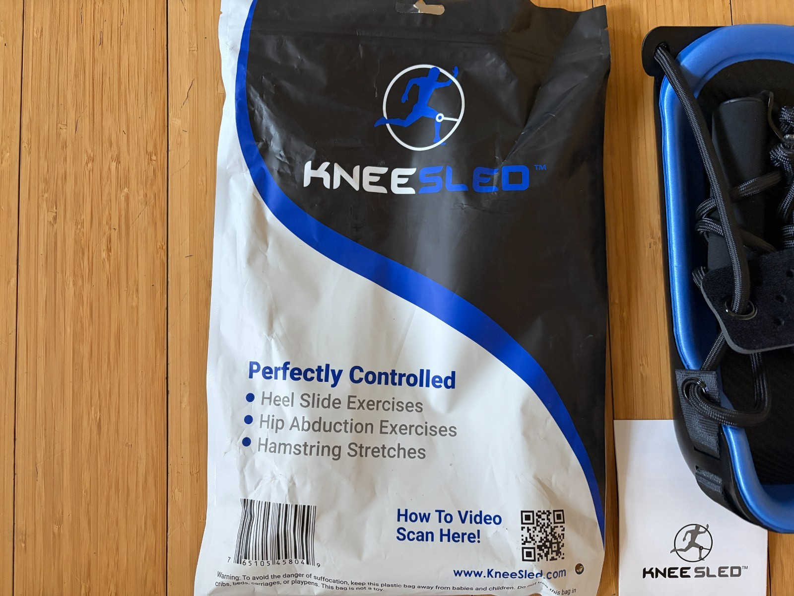 KNEESLED Post Op Knee Replacement Stretching Heel Slide Hamstring Stretch