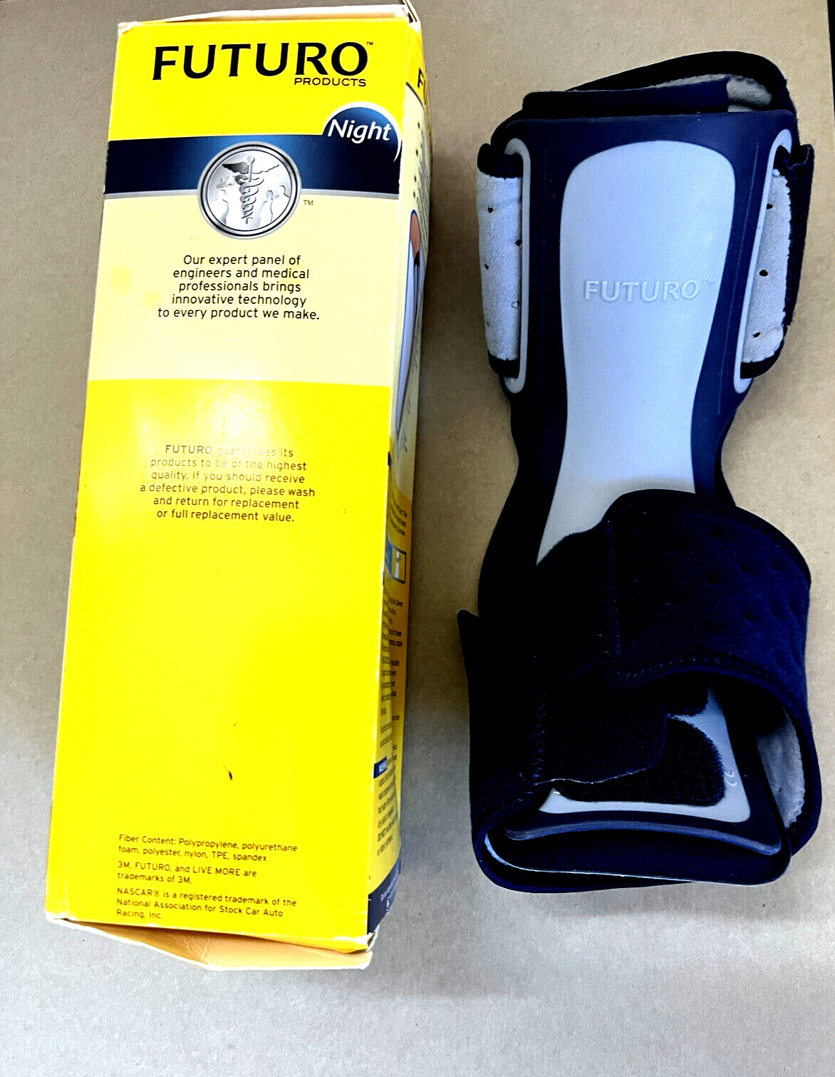 3M Futuro Foot Night Plantar Fasciitis Sleep Support Adjustable Brace Latex-free