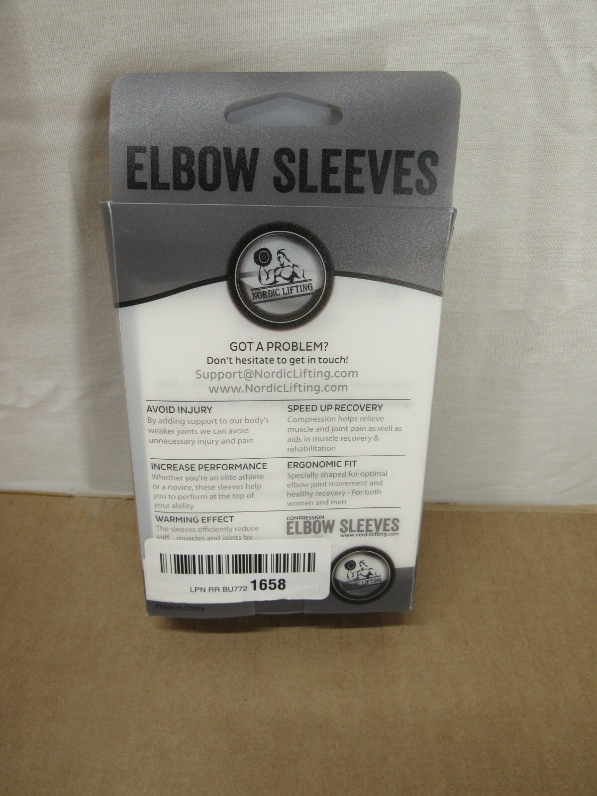 Elbow Compression Sleeve Support for Tendonitis Prevention & Recovery SM OPEN