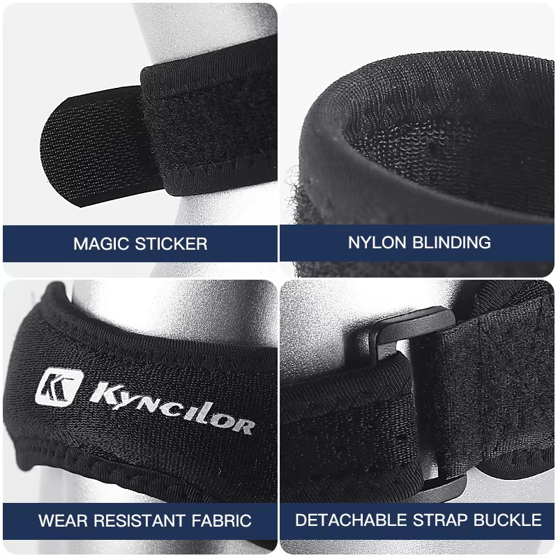 1 Piece Knee Patellar Tendon Knee Support Strape Brace Adjustable Shock Absorpti