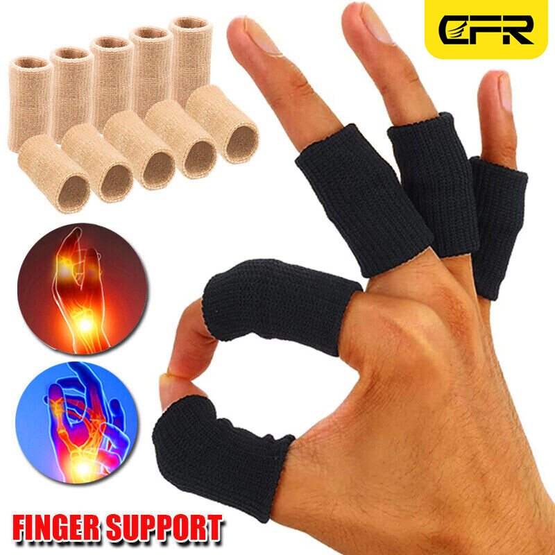 Finger Sleeves Splint Brace Support Compression Arthritis Triggger Finger Sports