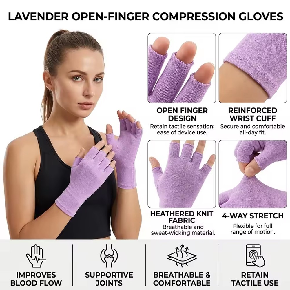 Compression Arthritis Gloves Joint Pain Relief Wrist Support Hand Brace Gloves