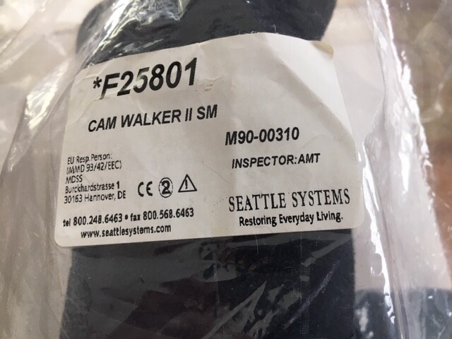 BRAND NEW CAM WALKER II SMALL SEATTLE SYSTEMS HIGH VERSION MEN 5-7 OR WOMEN 6-8