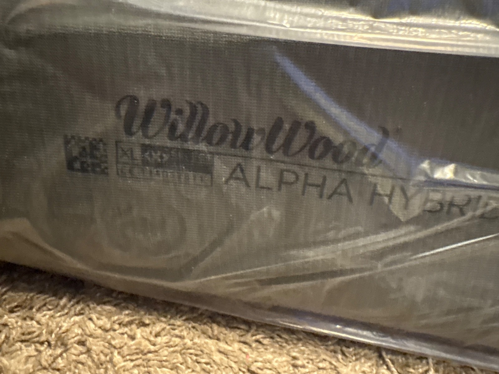 Willowwood Alpha Hybrid AK Locking Liner, dark grey, extra large, accordion lock