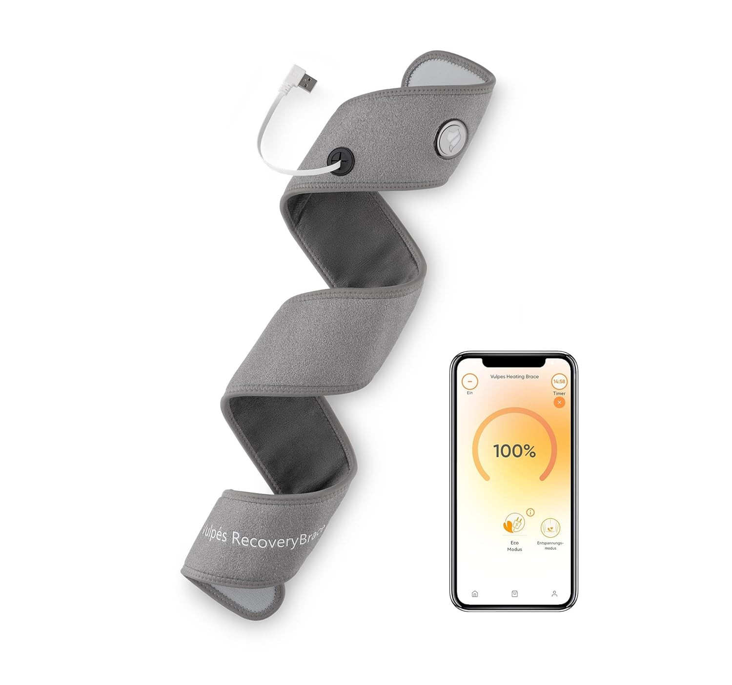 RecoveryBrace PRO – Wireless Infrared Heating Pad for Pain Relief & Recovery
