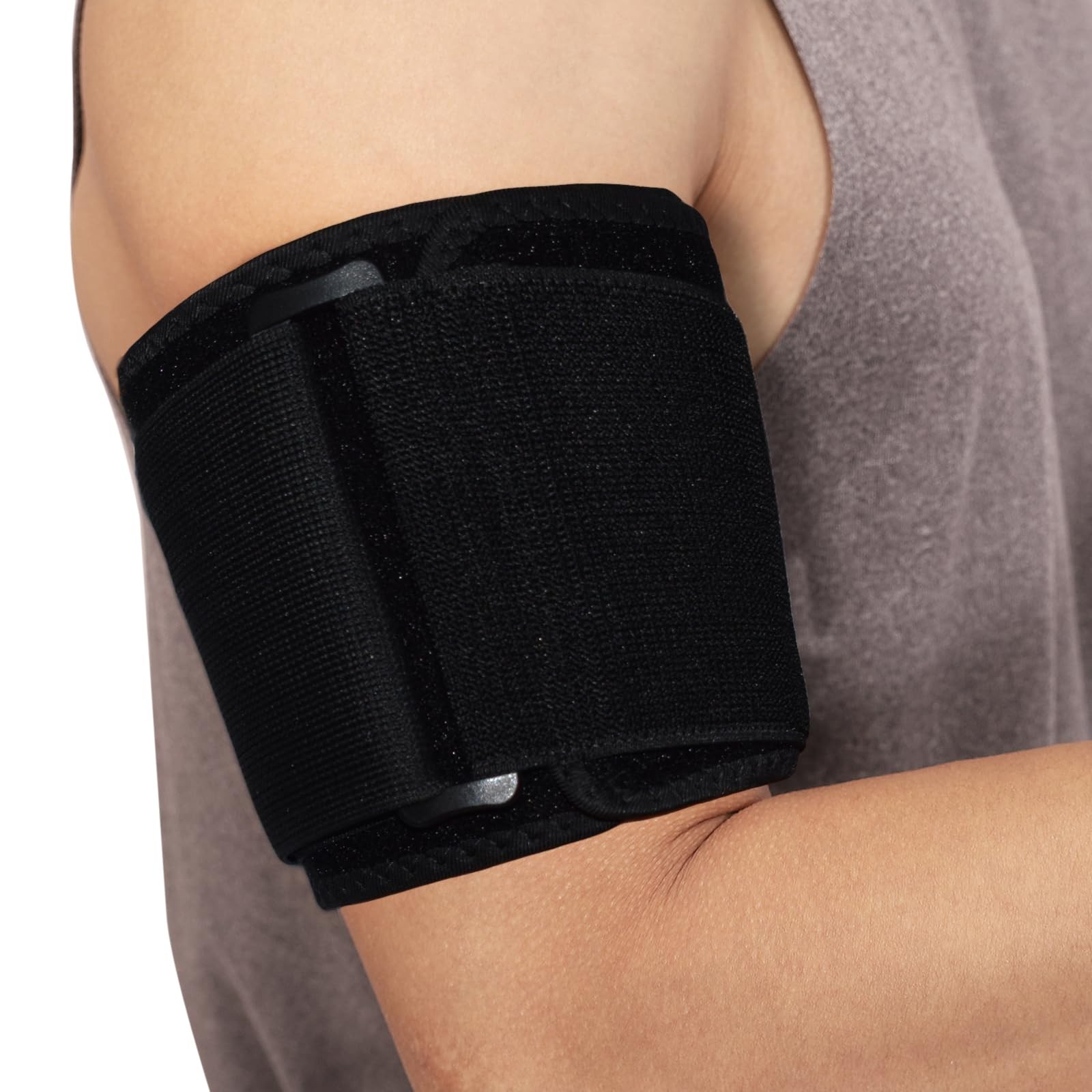 YAVOUN Bicep Tendonitis Brace Circumference 11″-16.5″, Black