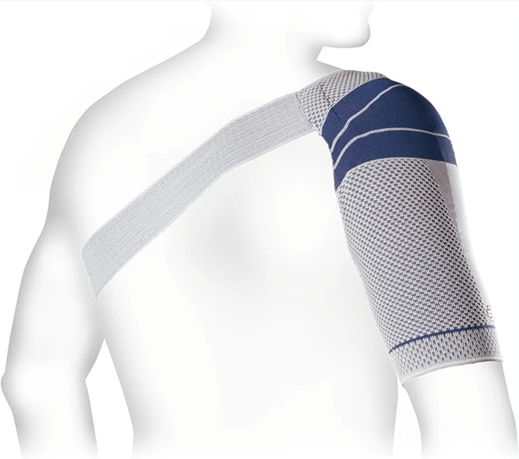 Bauerfeind OmoTrain Shoulder Brace – Active Pain Relief & Joint Stability