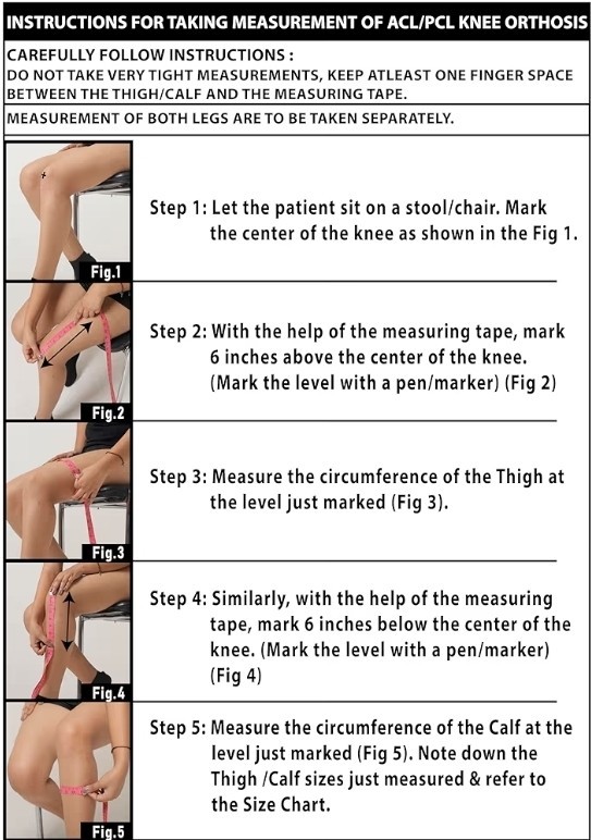 Knee Brace for Acl/Ligament/Sports Injuries/Arthritis (OA)Knee Joint Pain SIZE13