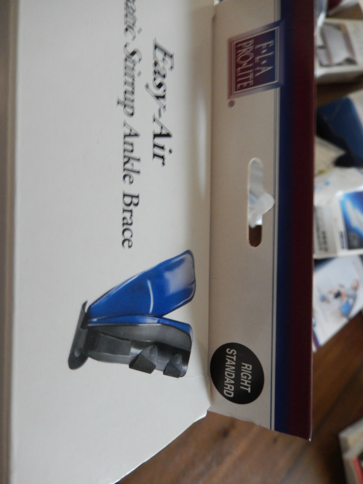 FLA Pro Lite Easy Air Pneumatic Ankle Brace Right Standard 75885-00000 New #125A