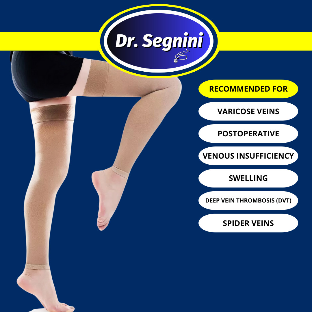 Compression Stockings 20-30 Mmhg Thigh High Footless Socks Varicose Veins✅J9303⭐