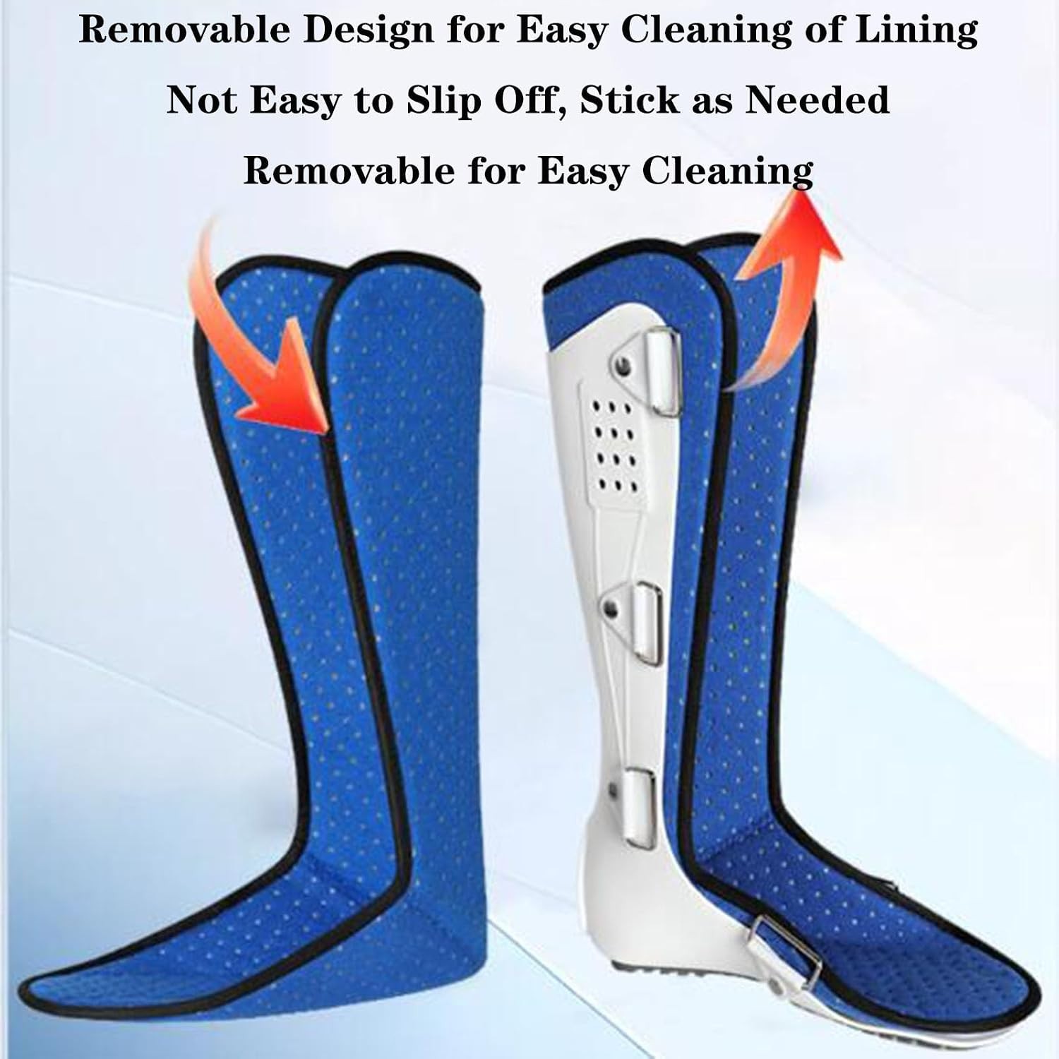 Ankle Support Brace Fracture Boot Short Ankle Foot Drop AFO Brace Small Right