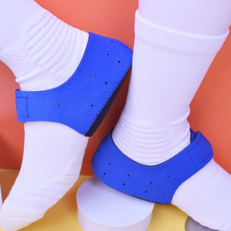 1 Pair Gel Heel Pad Pain Relief for Plantar Fasciitis Sock Worn in Shoes Thin He