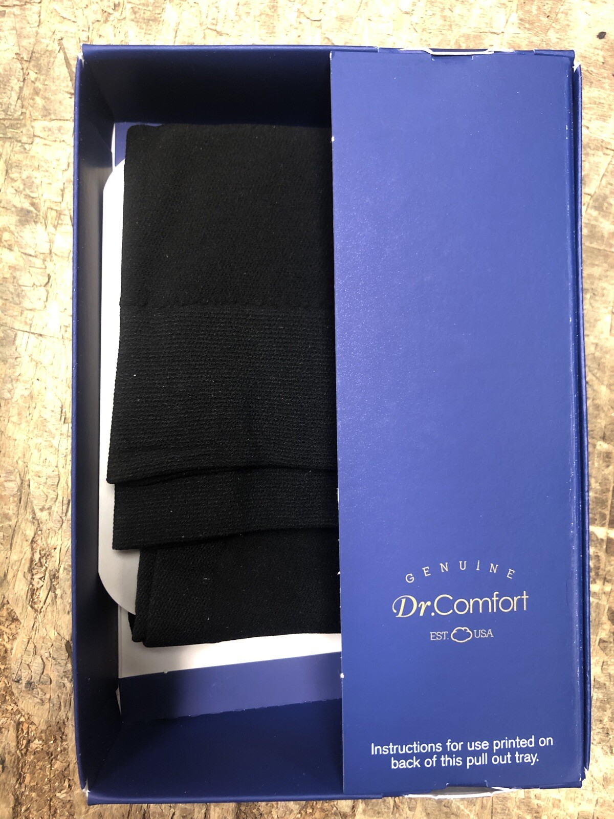 Dr Comfort Select Sheer 15-20mmHg Below Knee Women Compression Stockings Black L